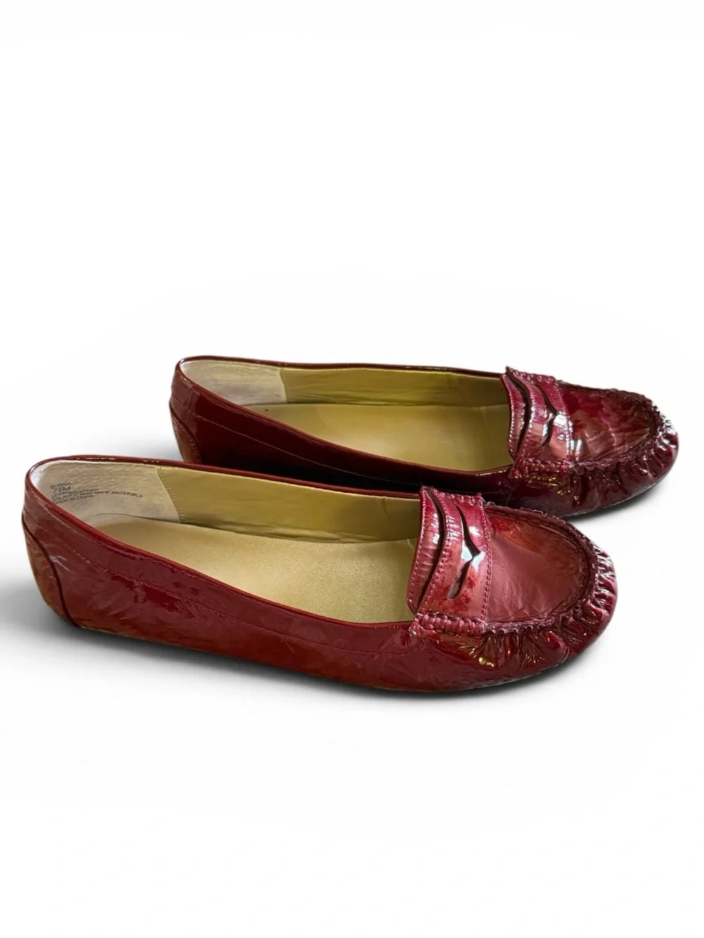 me too Red Patent Leather Women's Loafers